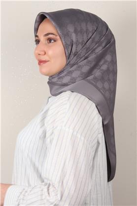 Modakaşmir Mk Desen Eşarp 5354-20 Füme