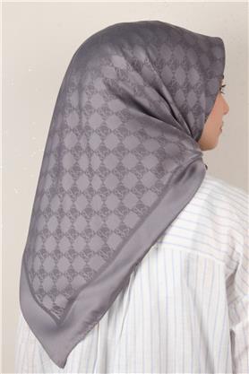 Modakaşmir Mk Desen Eşarp 5354-20 Füme