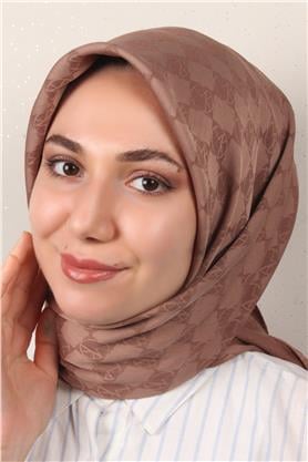 Modakaşmir Mk Desen Eşarp 5354-24 Küllü Kahve