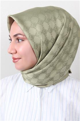 Modakaşmir Mk Desen Eşarp 5354-4 Yeşil Çay