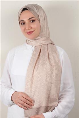 Monogram Şal 145-31 Kemik