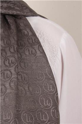 Monogram Şal 145-46 Antrasit