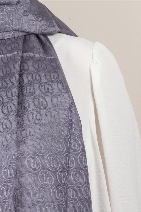 Monogram Şal 145-52 Füme