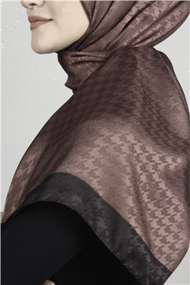 Monogram Şal 149-1 Kızıl Toprak