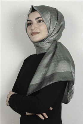 Monogram Şal 149-2 Küf Yeşili