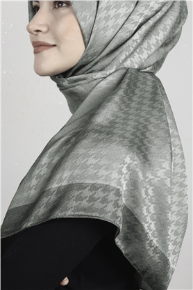Monogram Şal 149-2 Küf Yeşili
