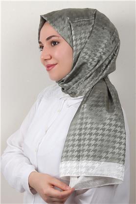 Monogram Şal 149-20 Mint Yeşili