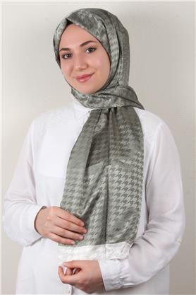 Monogram Şal 149-20 Mint Yeşili