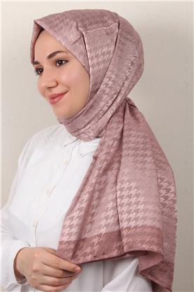 Monogram Şal 149-23 Pudra