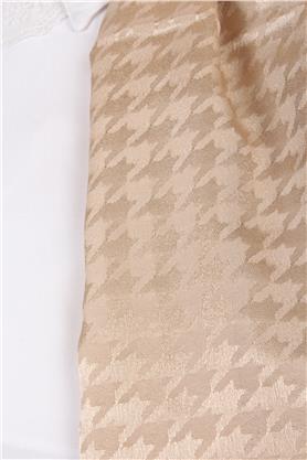 Monogram Şal 149-28 Sütlü Kahve