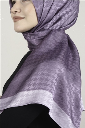 Monogram Şal 149-4 Lila
