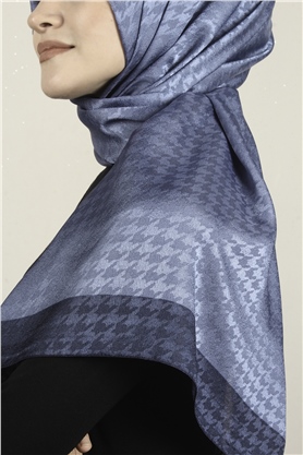 Monogram Şal 149-9 İndigo