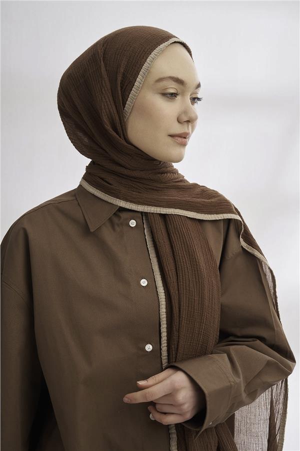 Müslin Biyeli Şal 3352-136