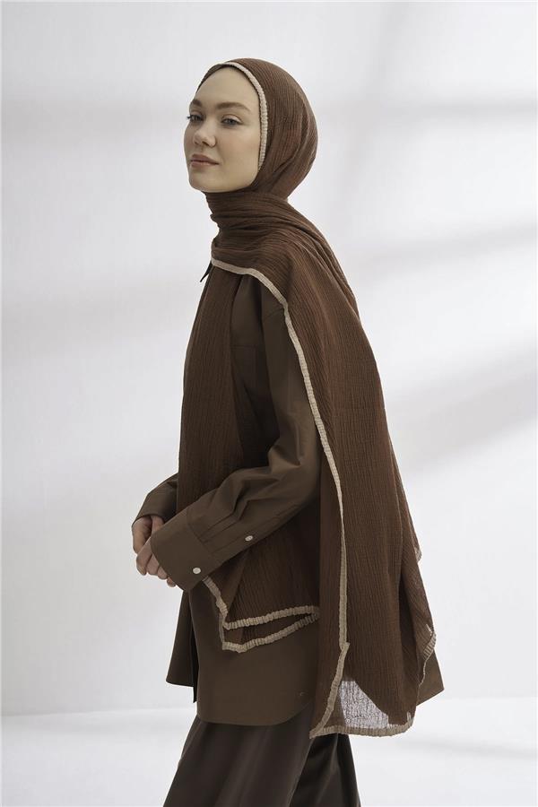 Müslin Biyeli Şal 3352-136