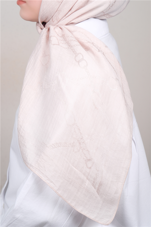 Naia Lyocell Coton Eşarp 1601-9 Taş 