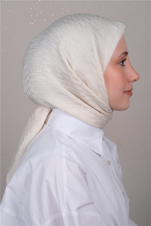 Naia Lyocell Coton Eşarp 8614-5 Bej 