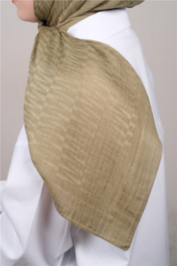Naia Lyocell Coton Eşarp 8614-7 Olive 