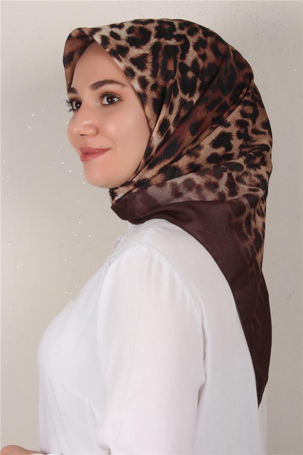 Nirvana Soft Eşarp 3341-1 Kahverengi