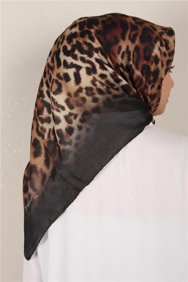 Nirvana Soft Eşarp 3341-6 Siyah-Bal