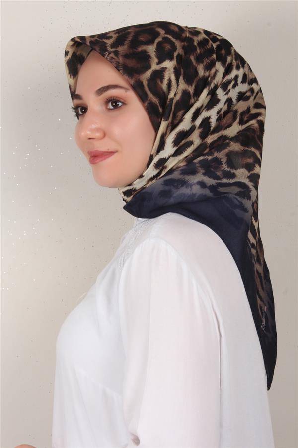 Nirvana Soft Eşarp 3341-8 Lacivert