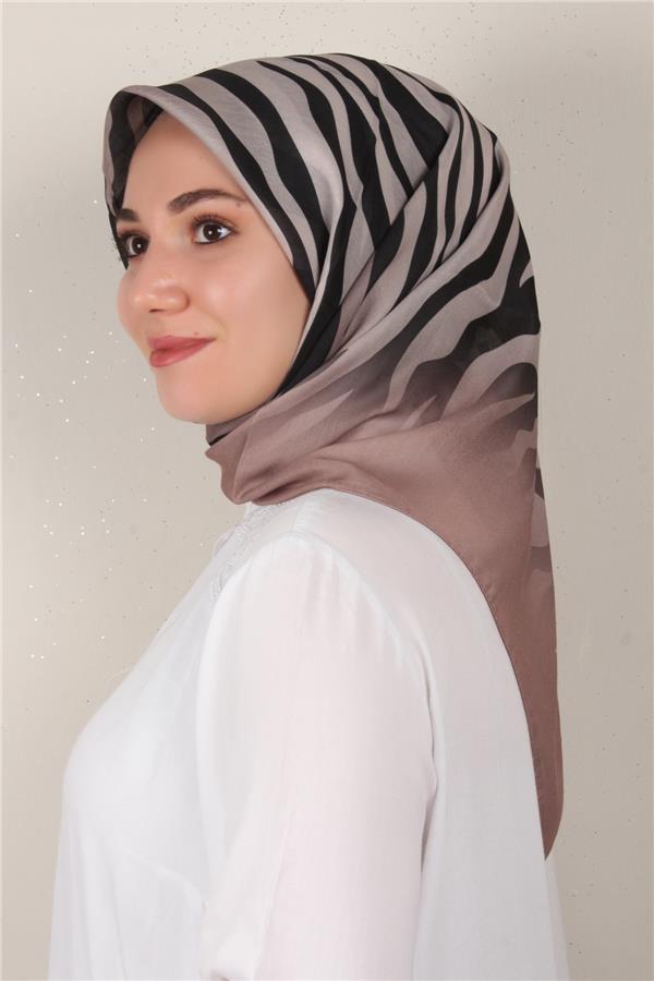 Nirvana Soft Eşarp 3342-10 Koyu Bej