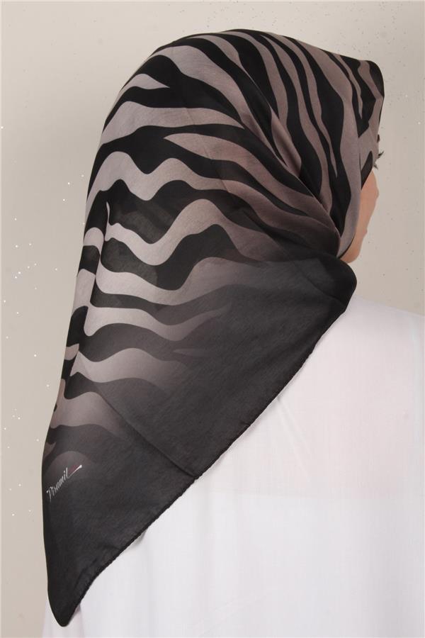 Nirvana Soft Eşarp 3342-4 Siyah