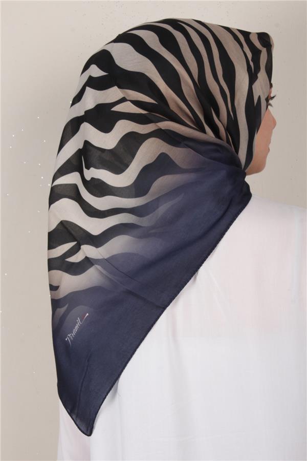 Nirvana Soft Eşarp 3342-5 Lacivert