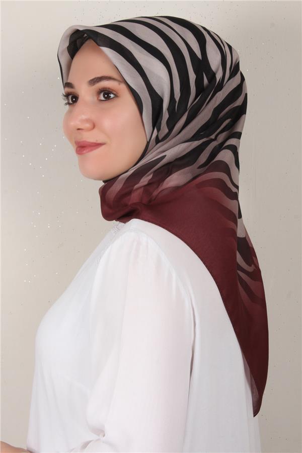 Nirvana Soft Eşarp 3342-8 Bordo