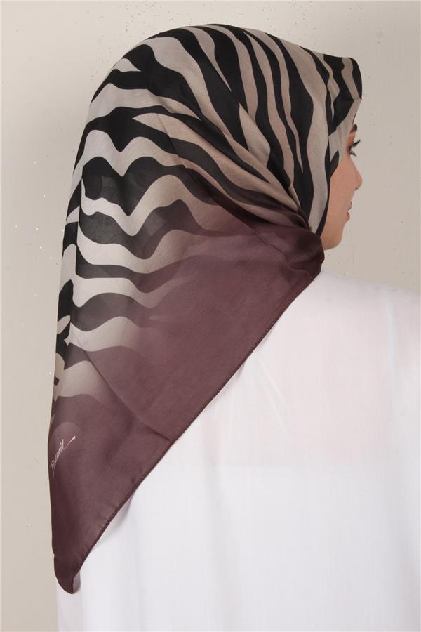 Nirvana Soft Eşarp 3342-9 Kahverengi