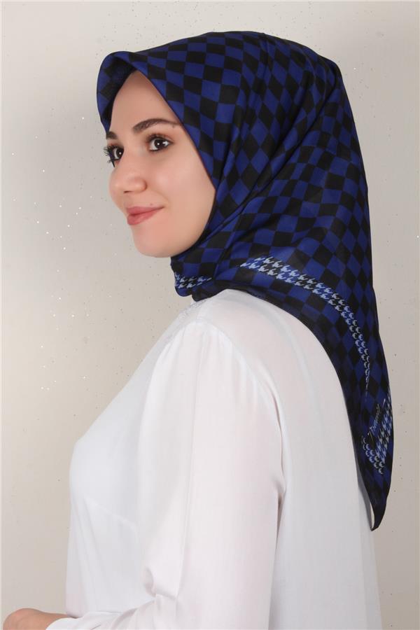 Nirvana Soft Eşarp 3343-13 Saks Mavisi