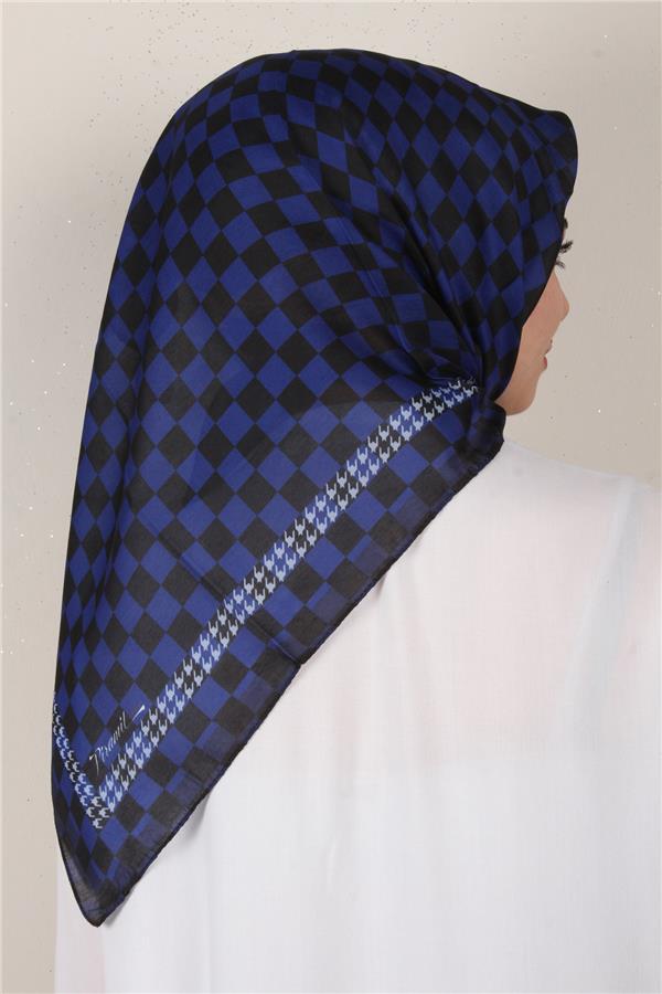 Nirvana Soft Eşarp 3343-13 Saks Mavisi