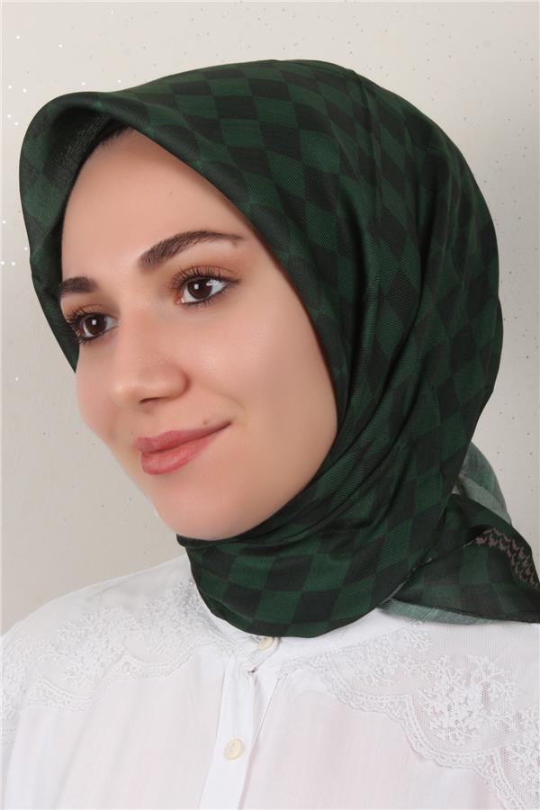 Nirvana Soft Eşarp 3343-6 Çam Yeşili