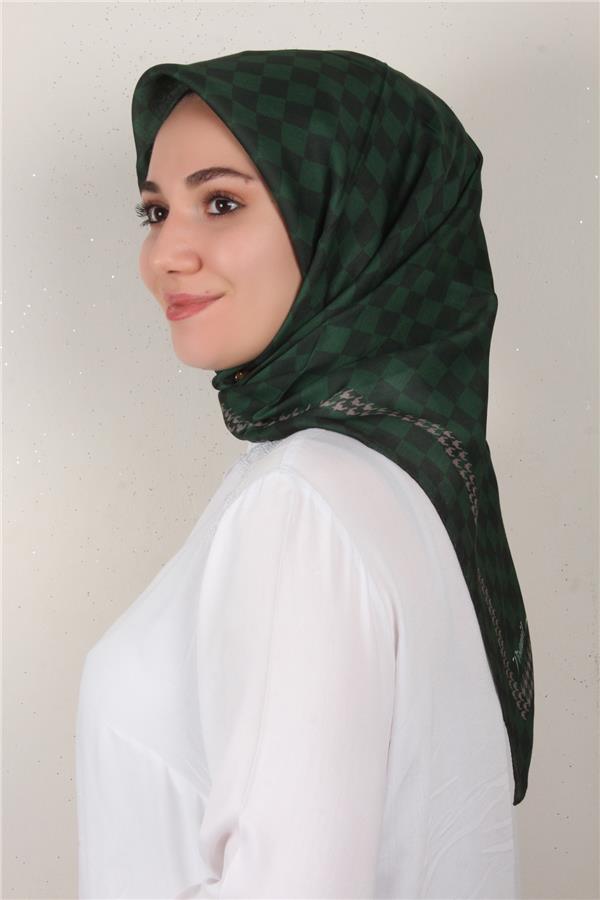 Nirvana Soft Eşarp 3343-6 Çam Yeşili