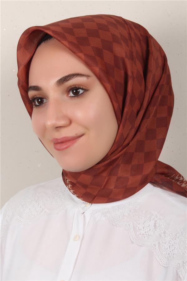 Nirvana Soft Eşarp 3343-8 Kiremit