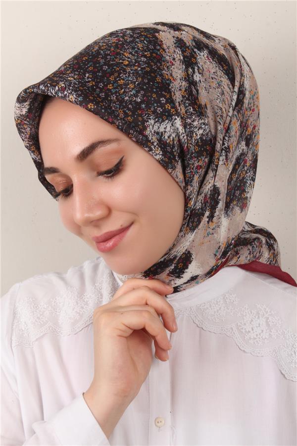 Nirvana Soft Eşarp 3344-3 Bordo