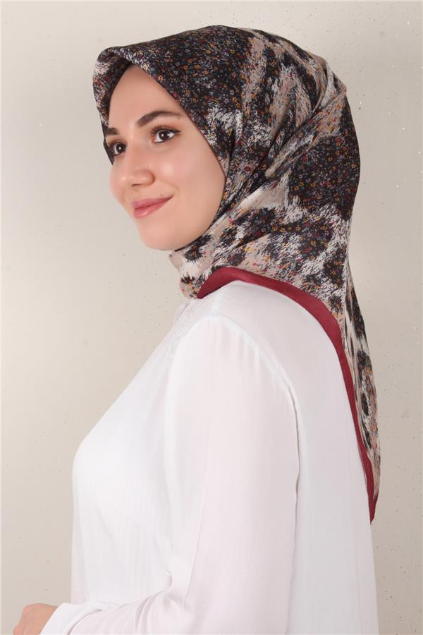 Nirvana Soft Eşarp 3344-3 Bordo