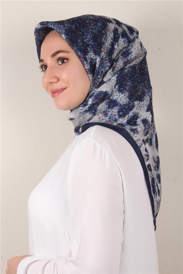 Nirvana Soft Eşarp 3344-6 Lacivert