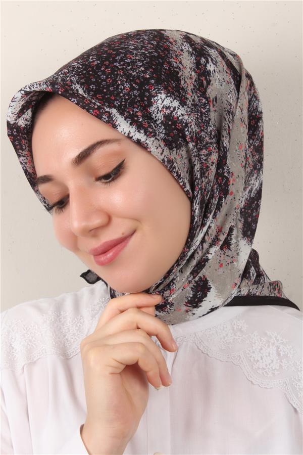 Nirvana Soft Eşarp 3344-8 Siyah