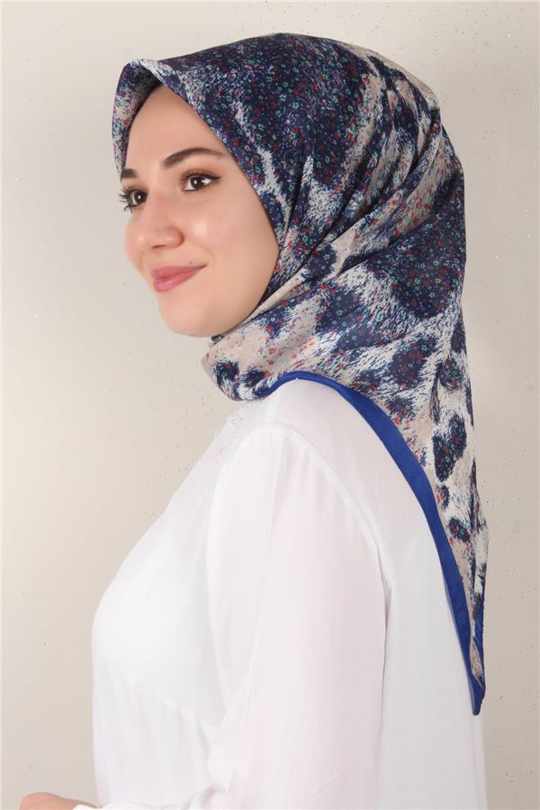 Nirvana Soft Eşarp 3344-9 Parlament Mavisi