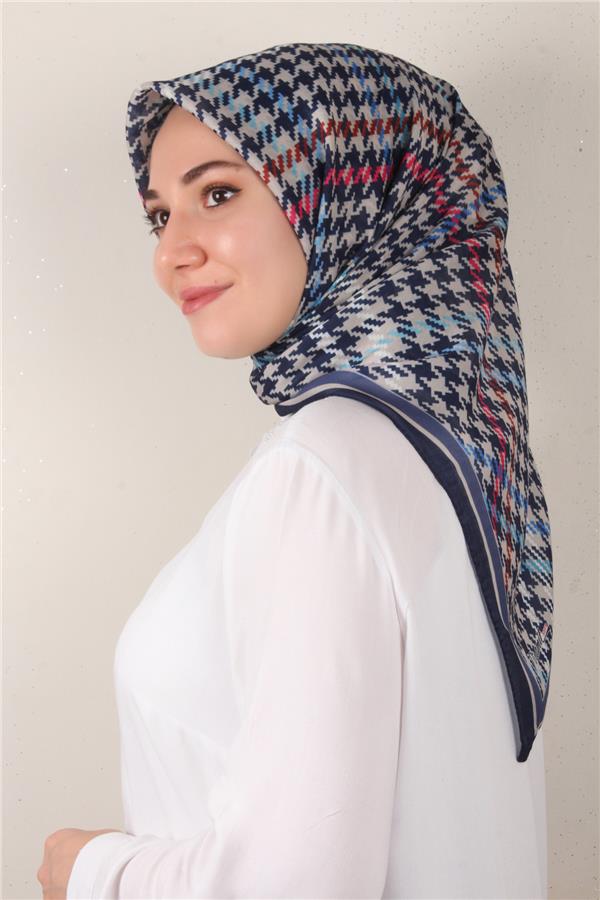 Nirvana Soft Eşarp 3345-8 Lacivert