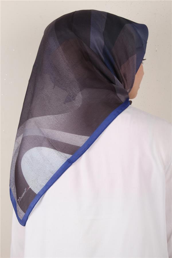 Nirvana Soft Eşarp 3346-12 Saks Mavisi