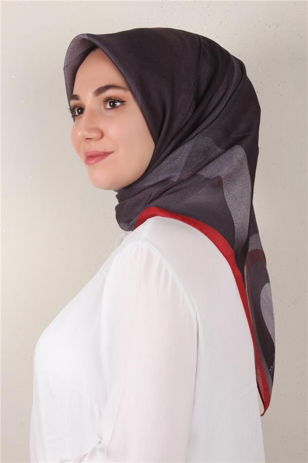 Nirvana Soft Eşarp 3346-2 Kırmızı