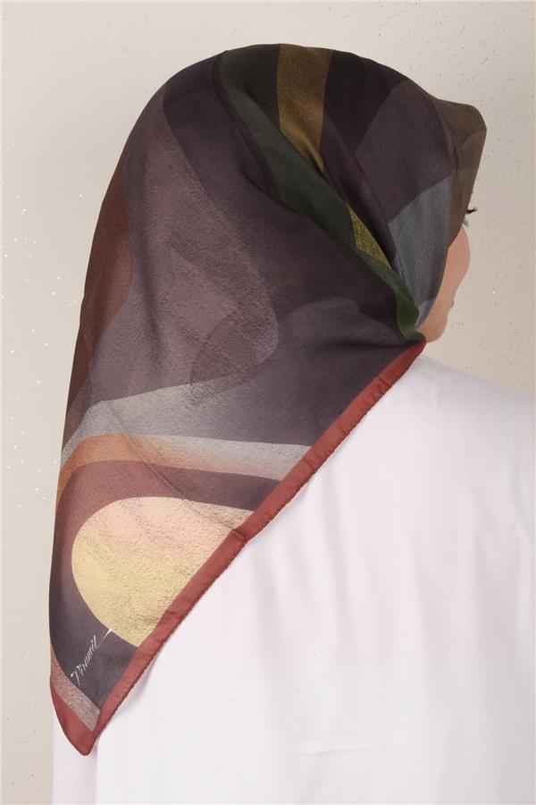 Nirvana Soft Eşarp 3346-3 Kahverengi