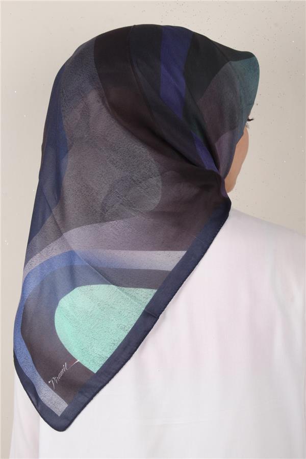 Nirvana Soft Eşarp 3346-5 Lacivert