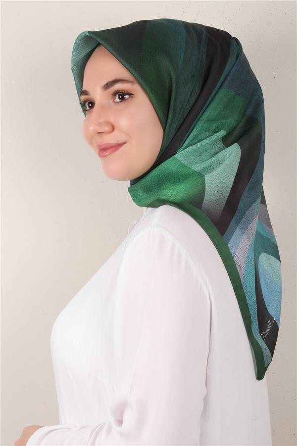 Nirvana Soft Eşarp 3346-6 Yeşil