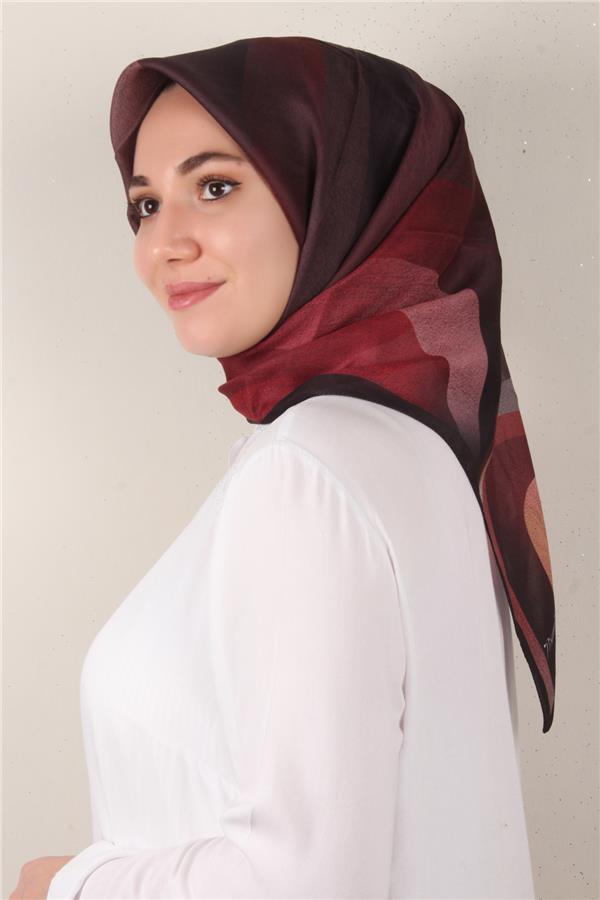 Nirvana Soft Eşarp 3346-7 Bordo