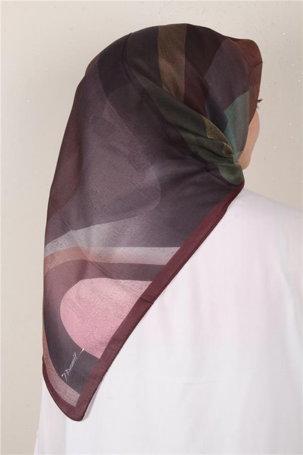 Nirvana Soft Eşarp 3346-8 Acı Kahve