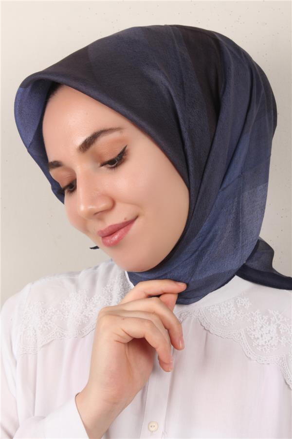 Nirvana Soft Eşarp 3346-9 Lacivert