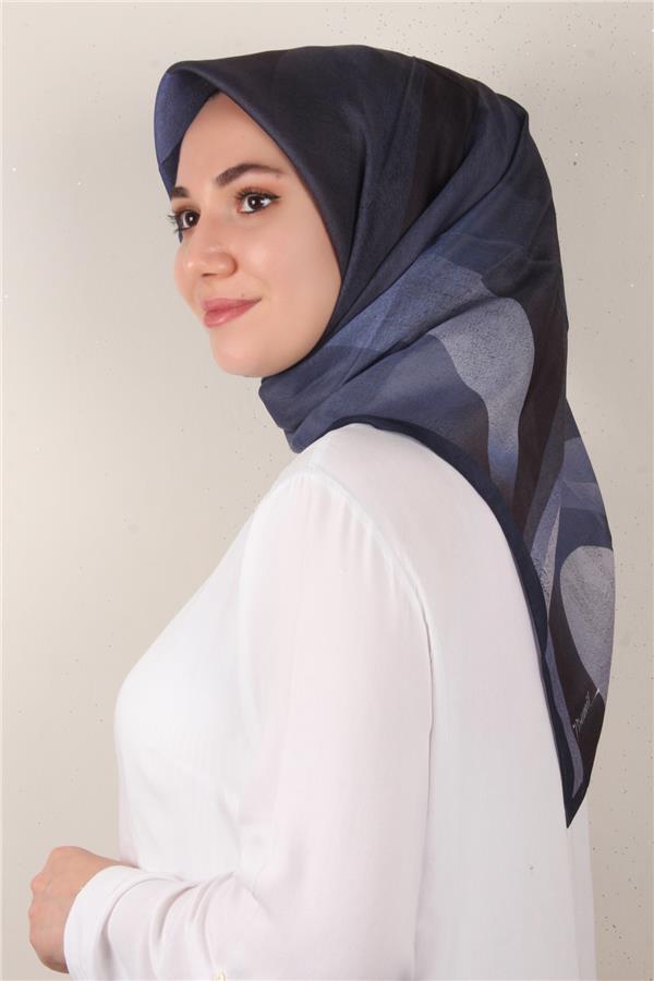 Nirvana Soft Eşarp 3346-9 Lacivert