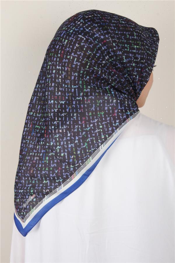 Nirvana Soft Eşarp 3347-14 Saks Mavisi